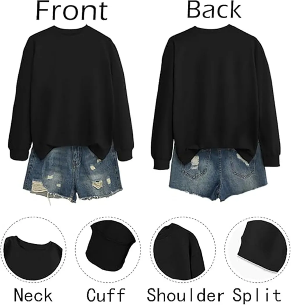 Girl Mama Sweatshirt for Womens Funny Letter Graphic Print Sweater Casual Crewneck Funny Mom Pullover Tops