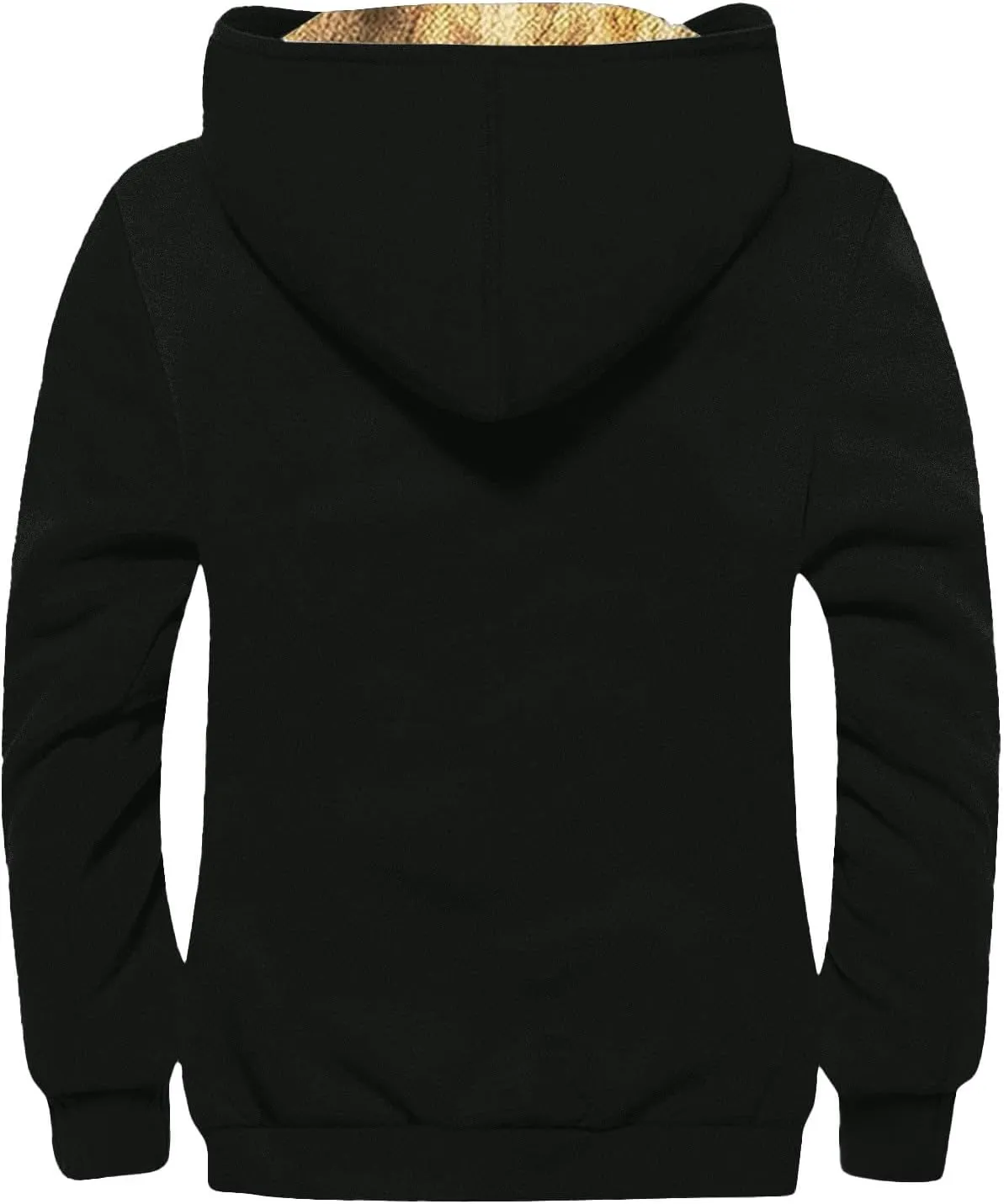 GOFULY Mens Winter Jacket Sherpa With Hood Warm Coats Fleece Zipper Hoodie Big And Tall Heavyweight Fall Outfits With Pockets