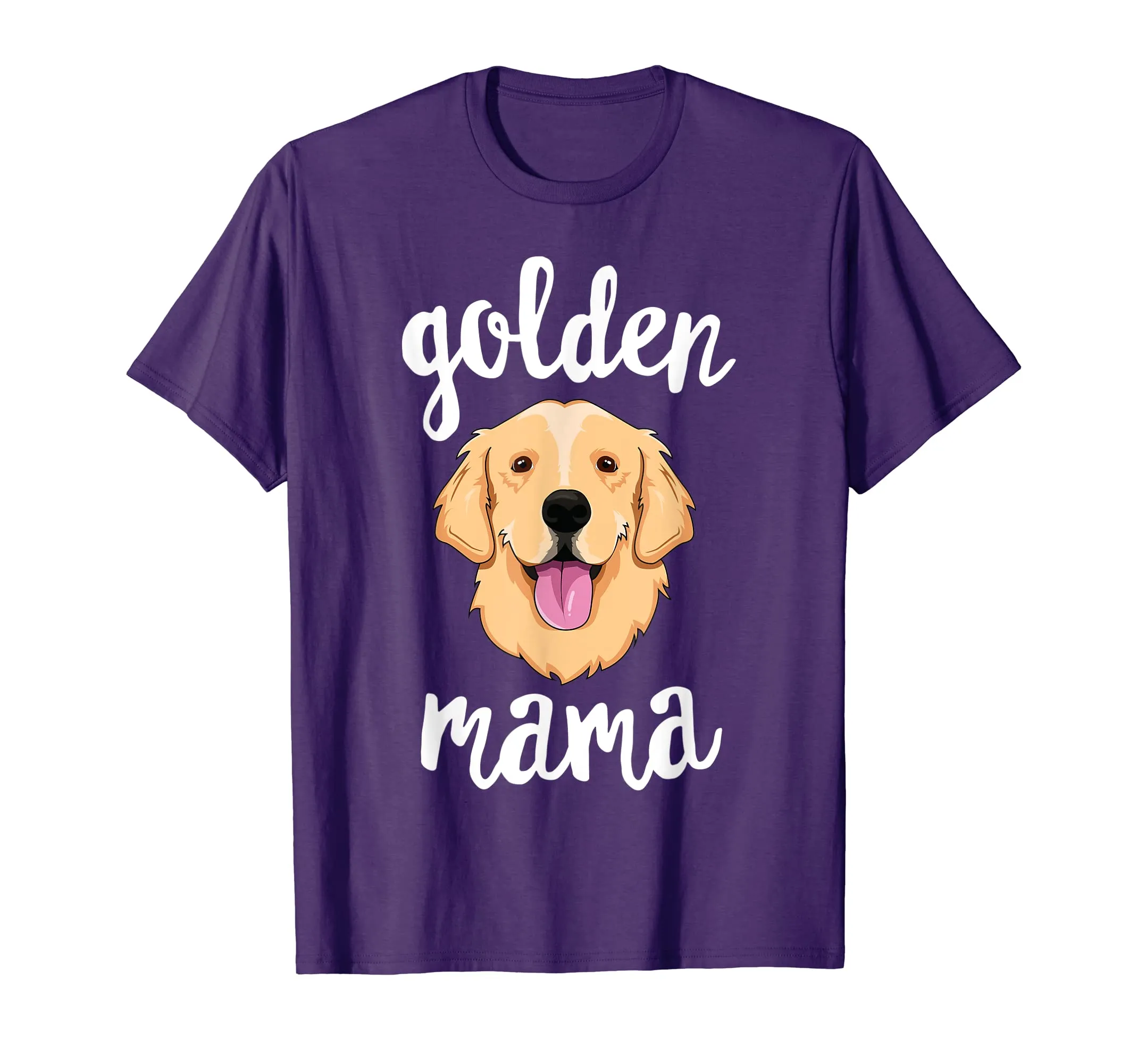 Golden Retriever Mama T-Shirt for Women Mother Dog Pet Gift