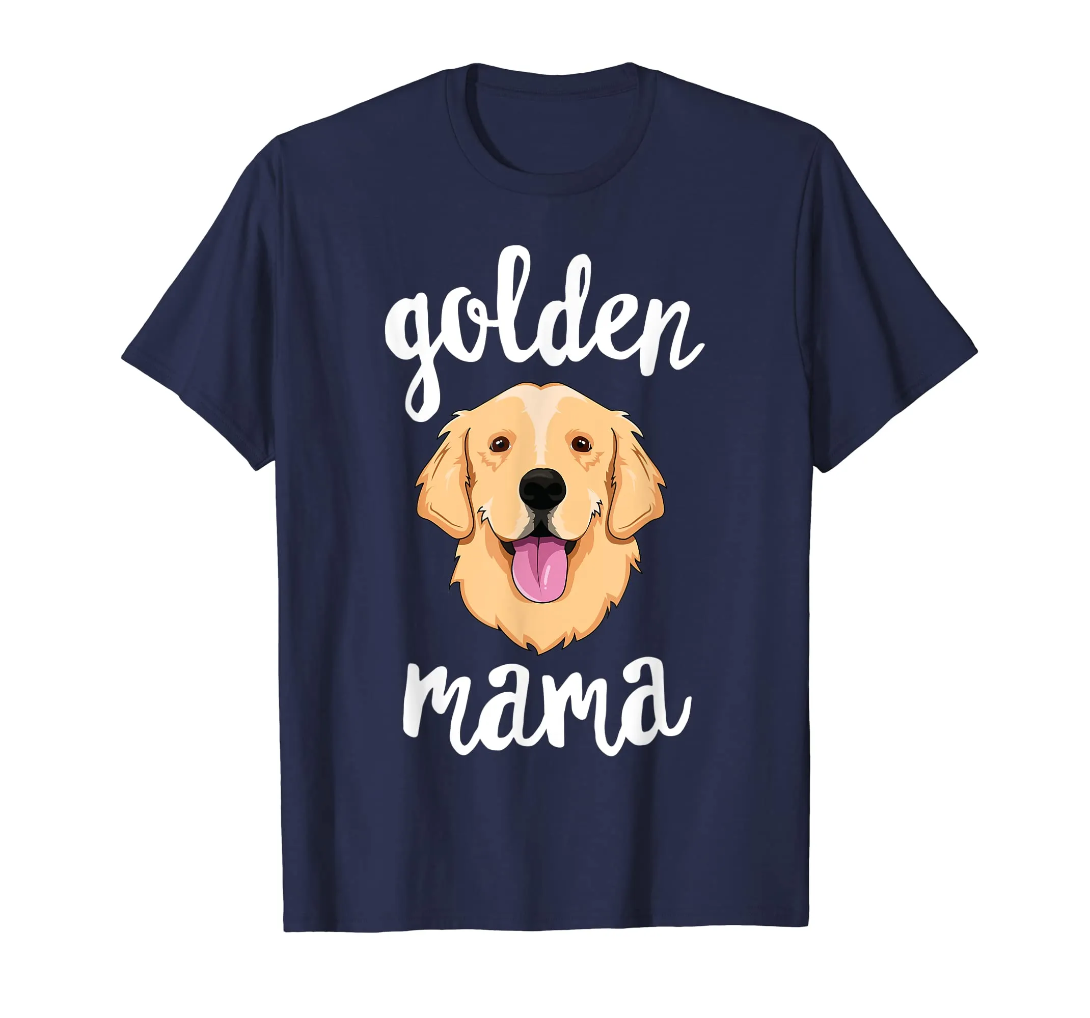 Golden Retriever Mama T-Shirt for Women Mother Dog Pet Gift