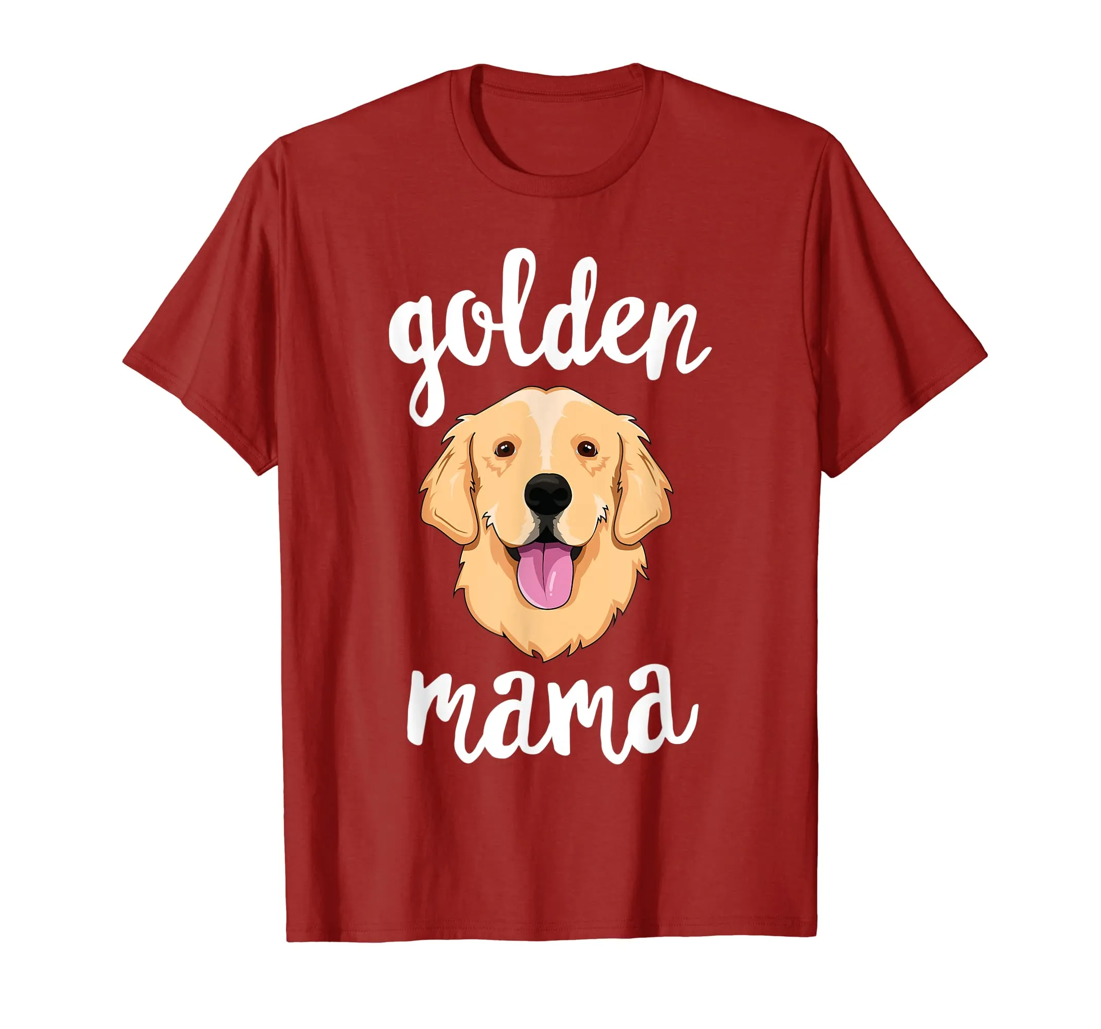 Golden Retriever Mama T-Shirt for Women Mother Dog Pet Gift