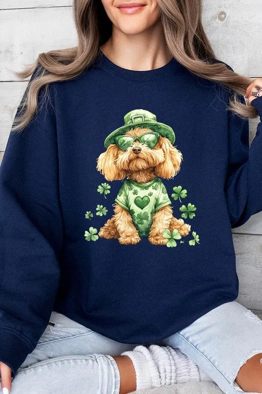 GoldenDoodle Lucky Dog Graphic Plus Sweatshirt