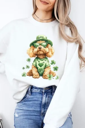 GoldenDoodle Lucky Dog Graphic Plus Sweatshirt