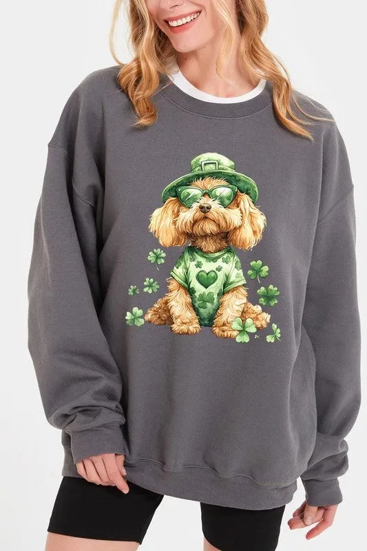 GoldenDoodle Lucky Dog Graphic Plus Sweatshirt
