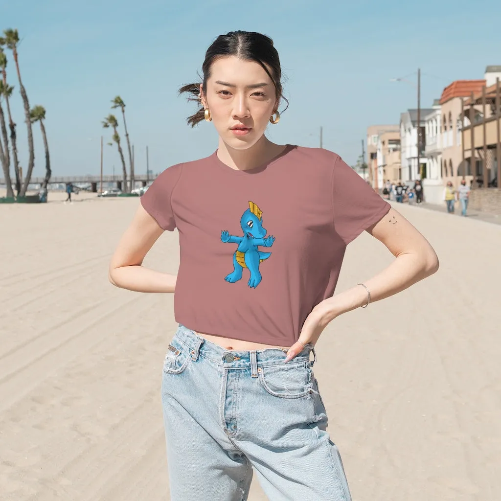 Goldi Women's Flowy Cropped Tee