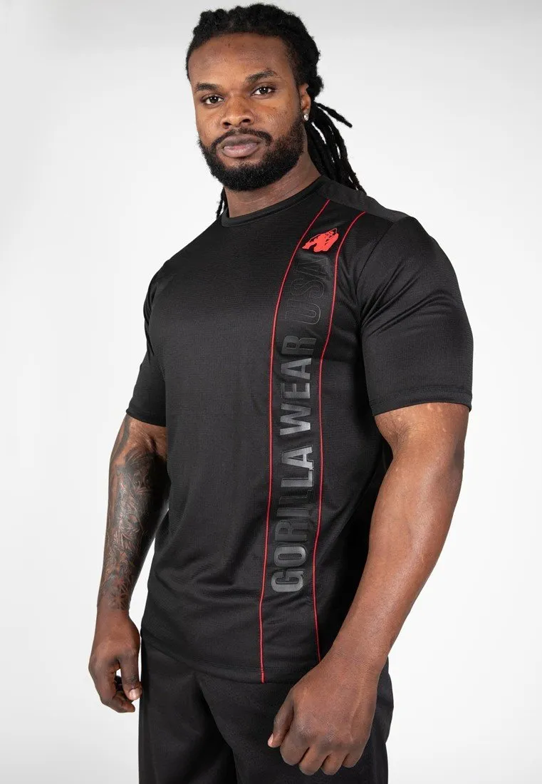 Gorilla Wear Branson T-Shirt Black/Red