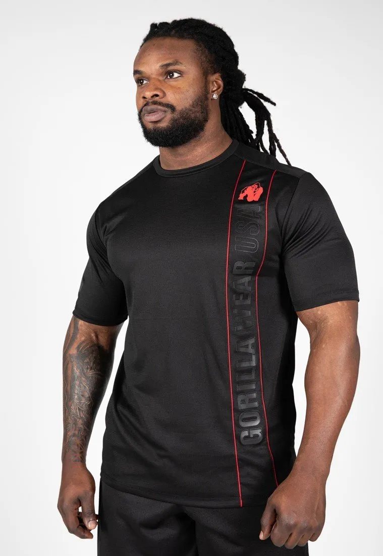 Gorilla Wear Branson T-Shirt Black/Red