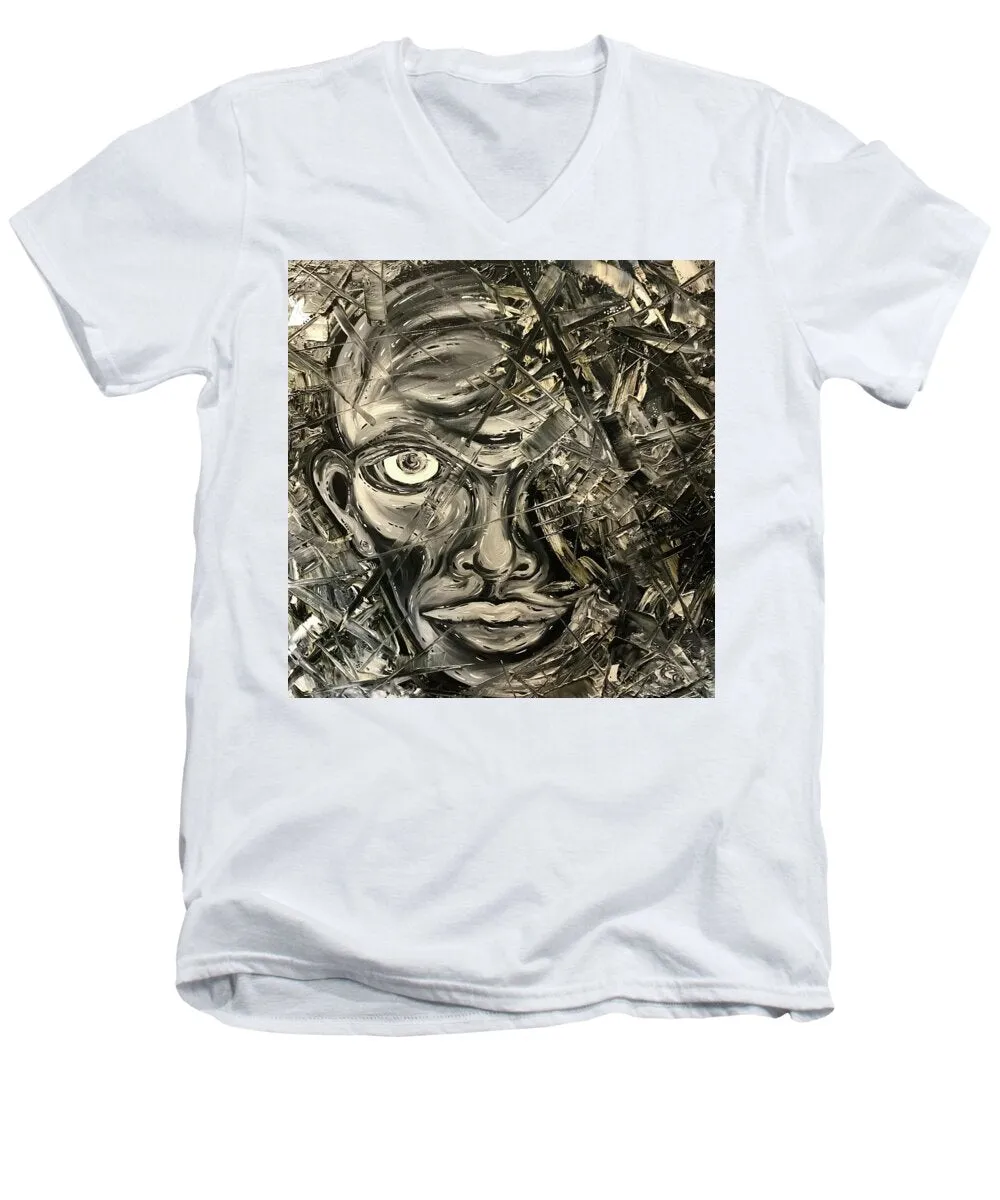 Gray Man - Men's V-Neck T-Shirt
