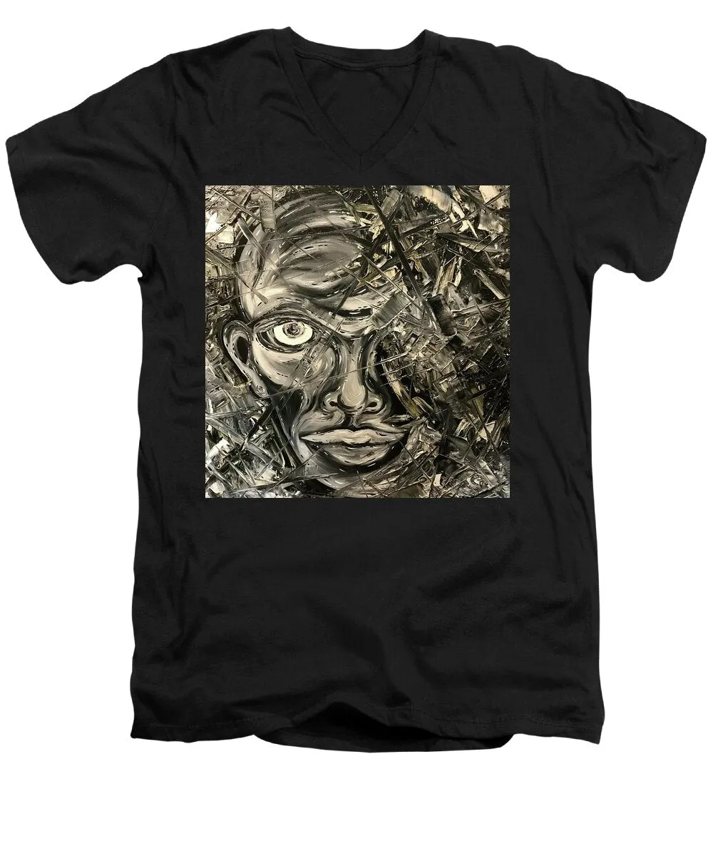 Gray Man - Men's V-Neck T-Shirt
