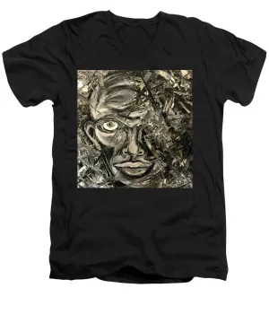 Gray Man - Men's V-Neck T-Shirt