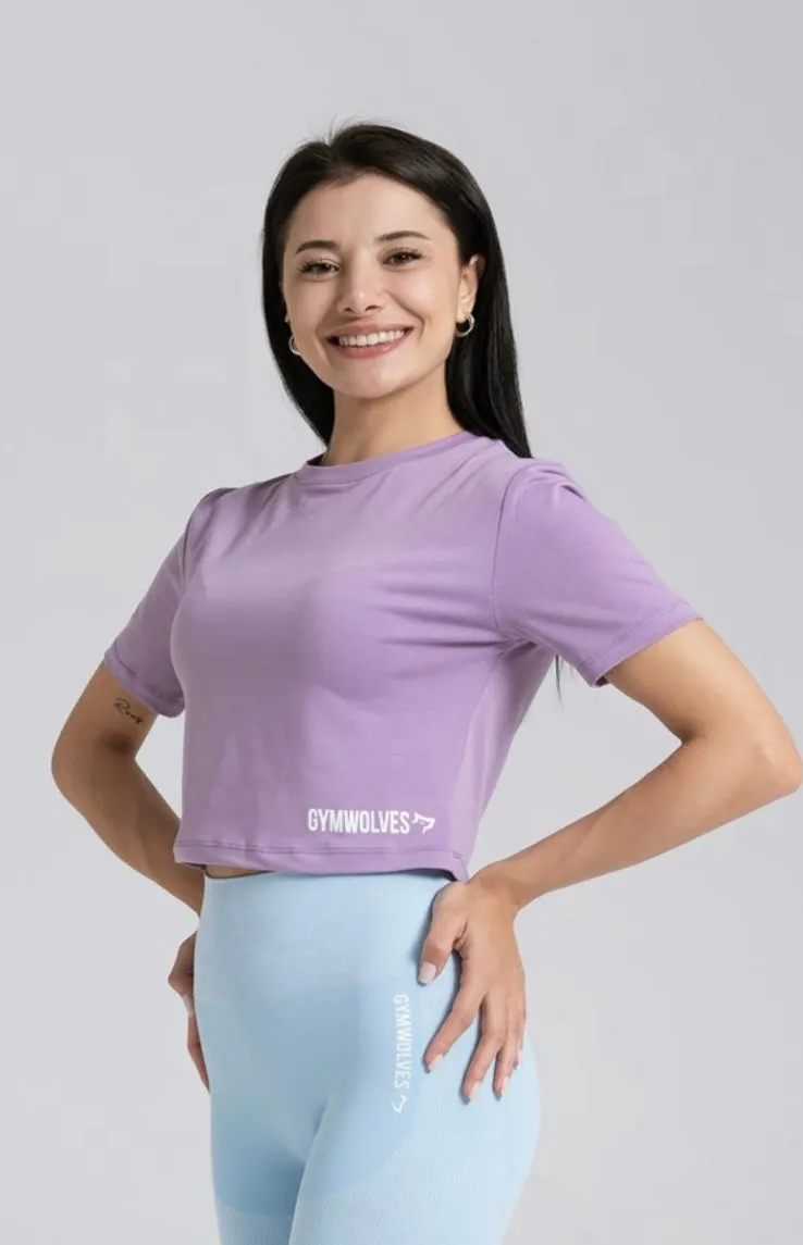 Gymwolves Women Body Crop Tops | Cotton Series