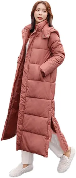 Haitpant Female Down Cotton Padded Coat Parkas Loose Hooded Long Simple Winter Jacket Women Clothes Warm Outerwear