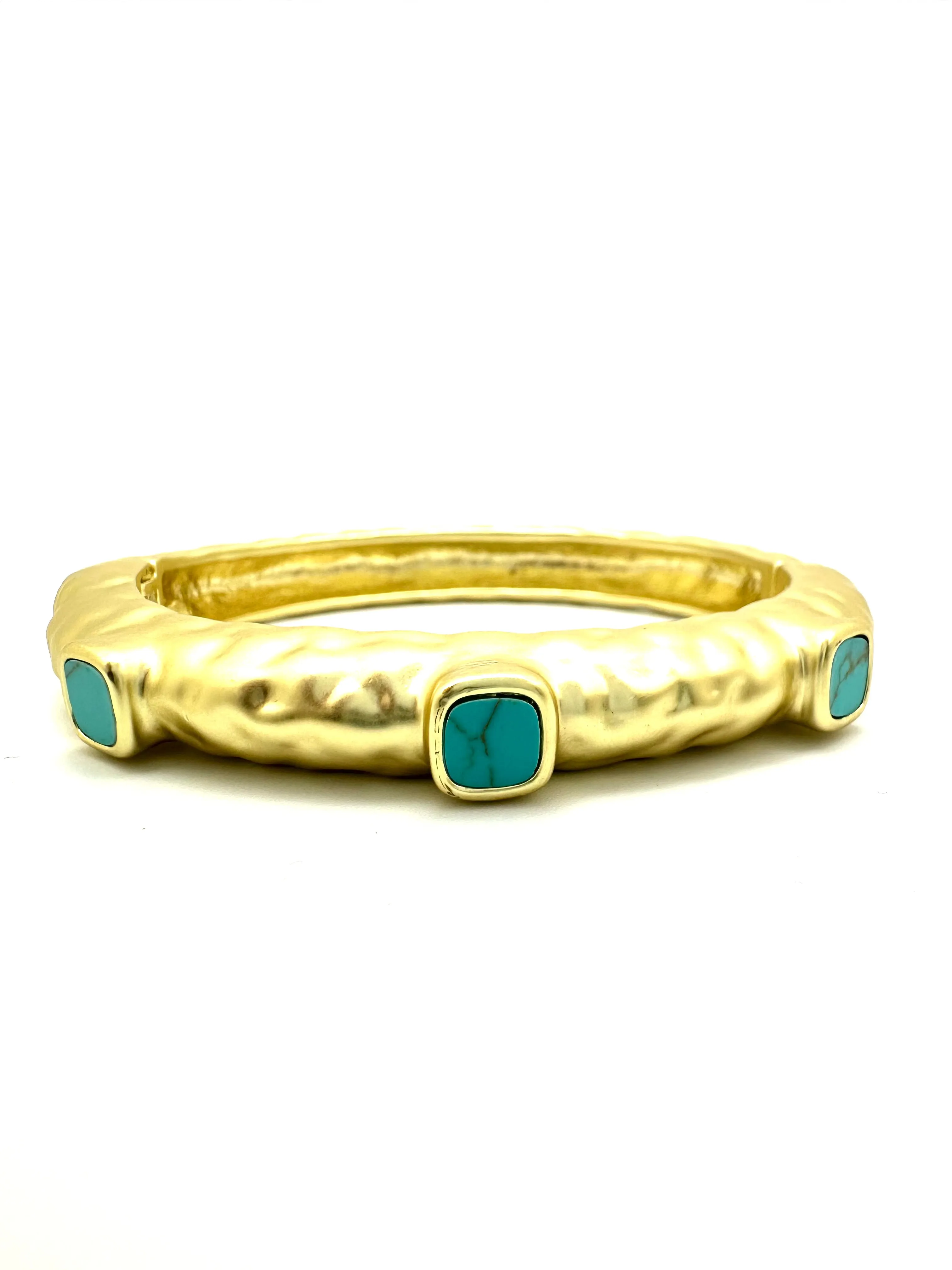 Hammered Station Bangle