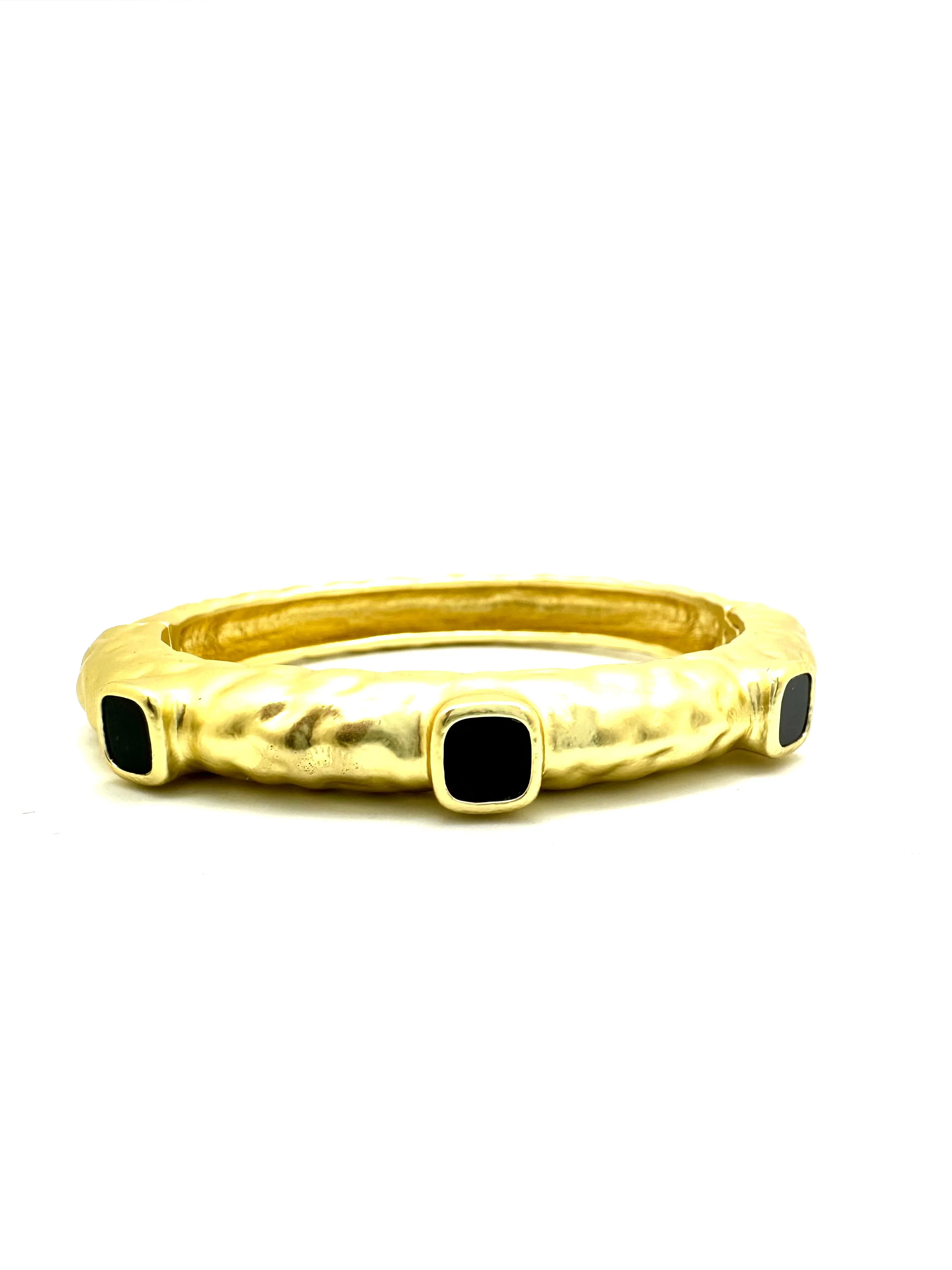 Hammered Station Bangle