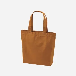 HEAVY CANVAS TOTE BAG - CAMEL