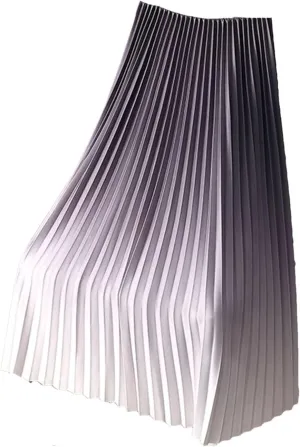 Hgvcfcv Women Midi Skirt Casual Elegant High Waisted Pleated Skirts Girls Long A-Line Summer Skirts for Women
