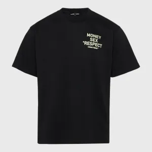 Homme   Femme Respect Tee - Black & Cream