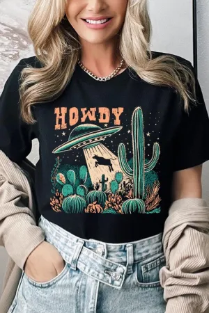 Howdy Cow Abduction Tee
