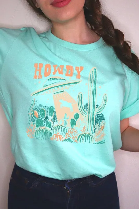 Howdy Cow Abduction Tee