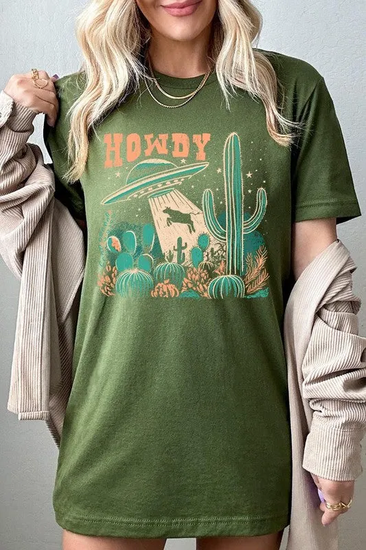 Howdy Cow Abduction Tee