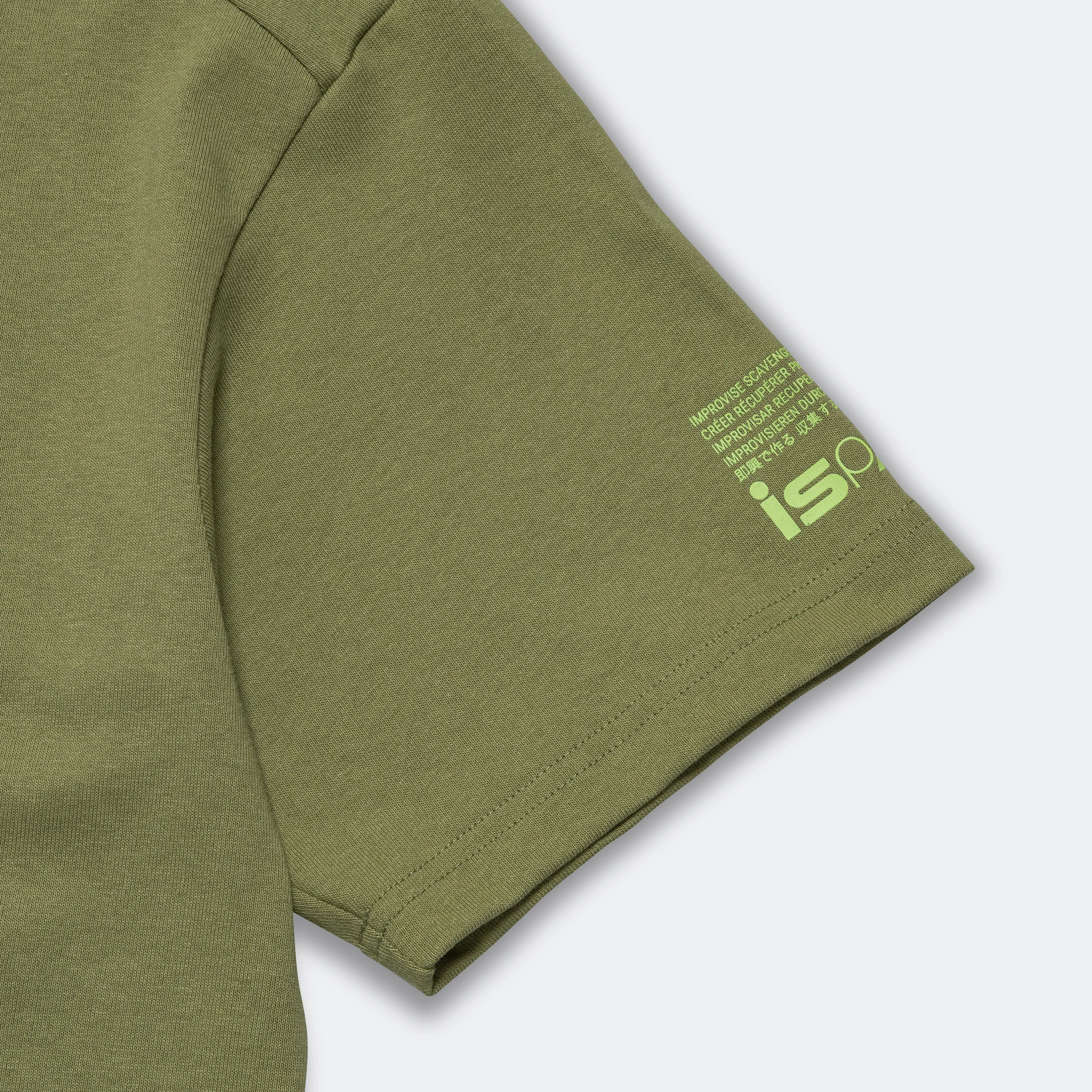 ISPA SS Tee - Alligator/Ghost Green
