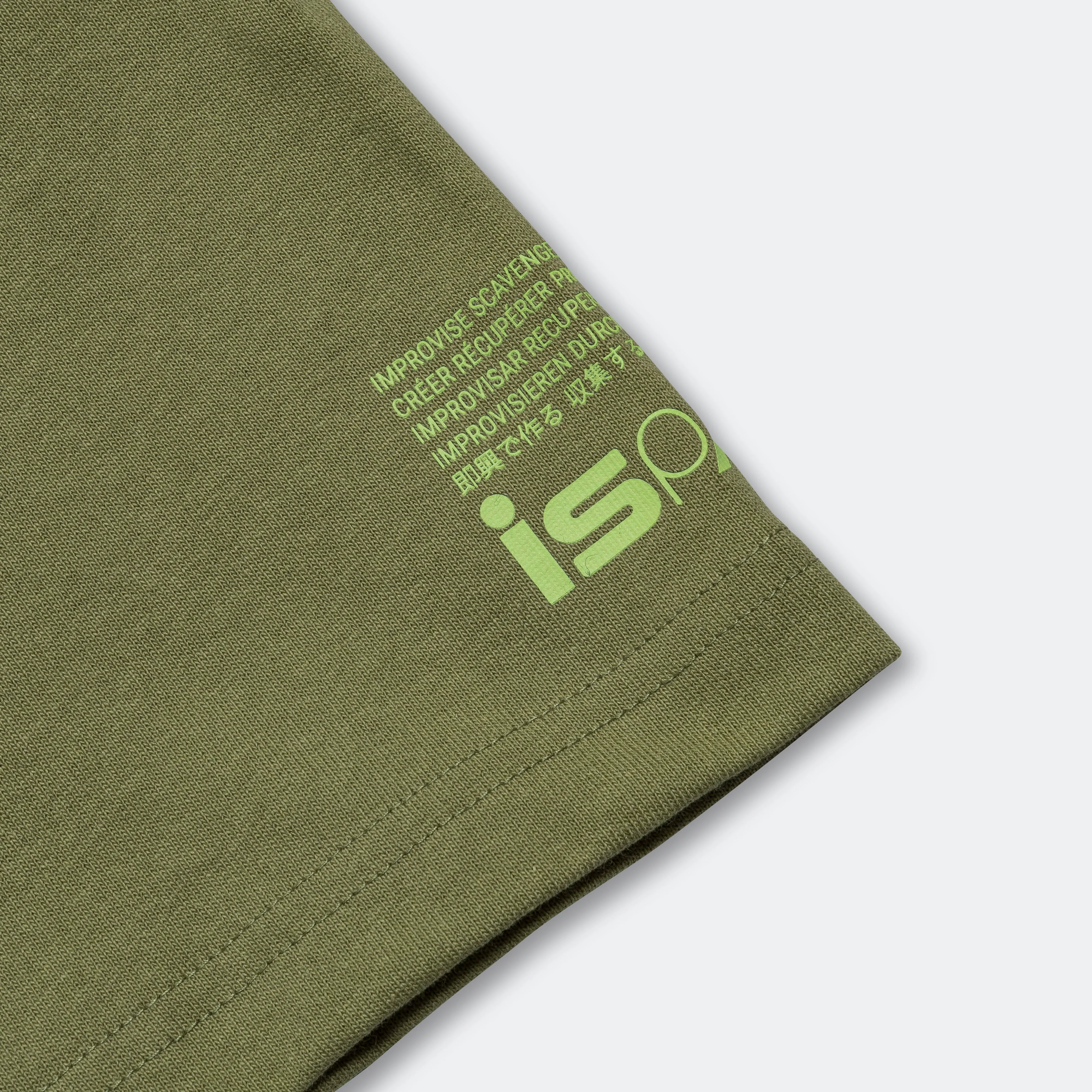 ISPA SS Tee - Alligator/Ghost Green