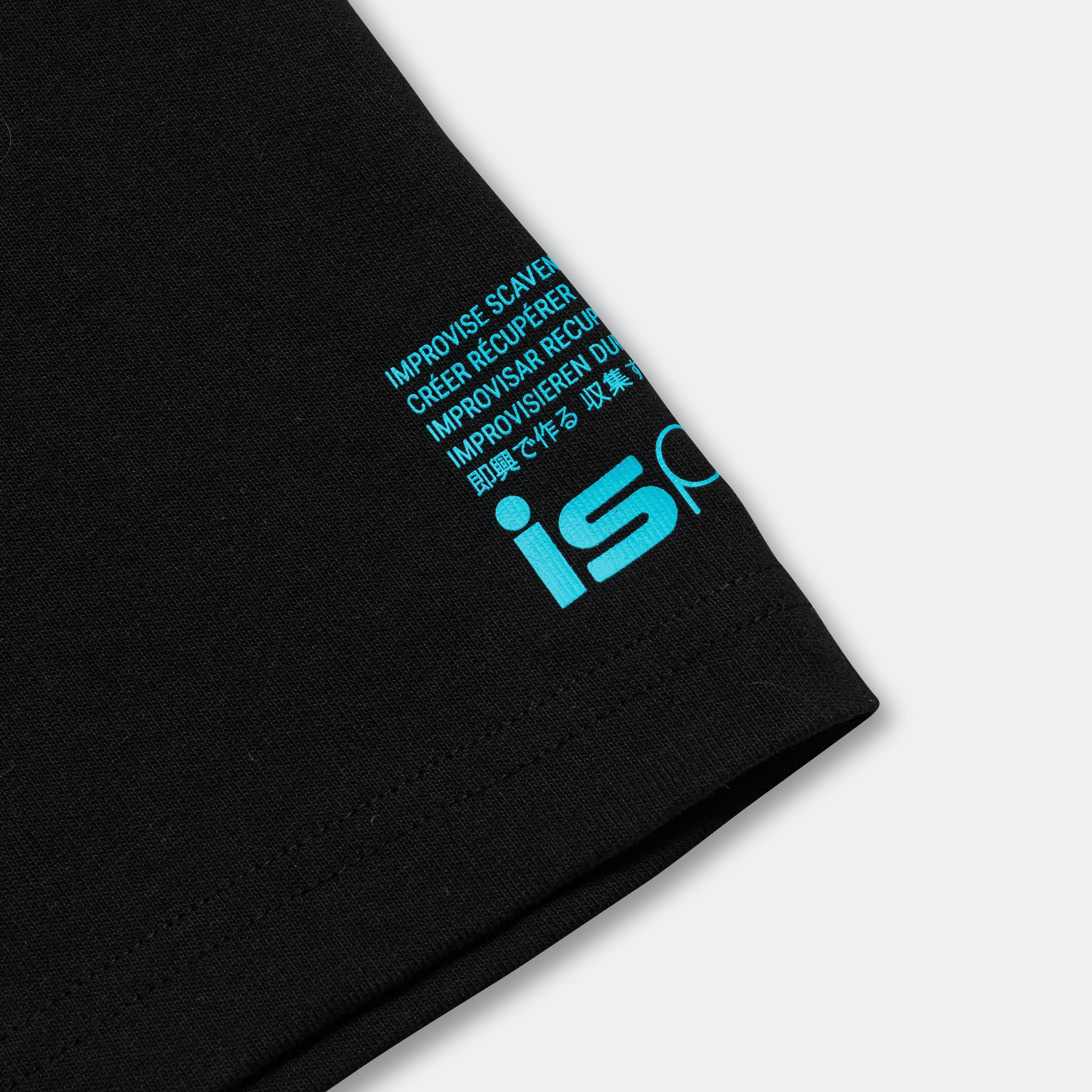 ISPA SS Tee - Black/Baltic Blue