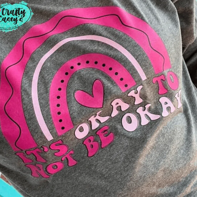 It's Okay To Not Be Okay Rainbow- Mental Heath Awareness Long Sleeve