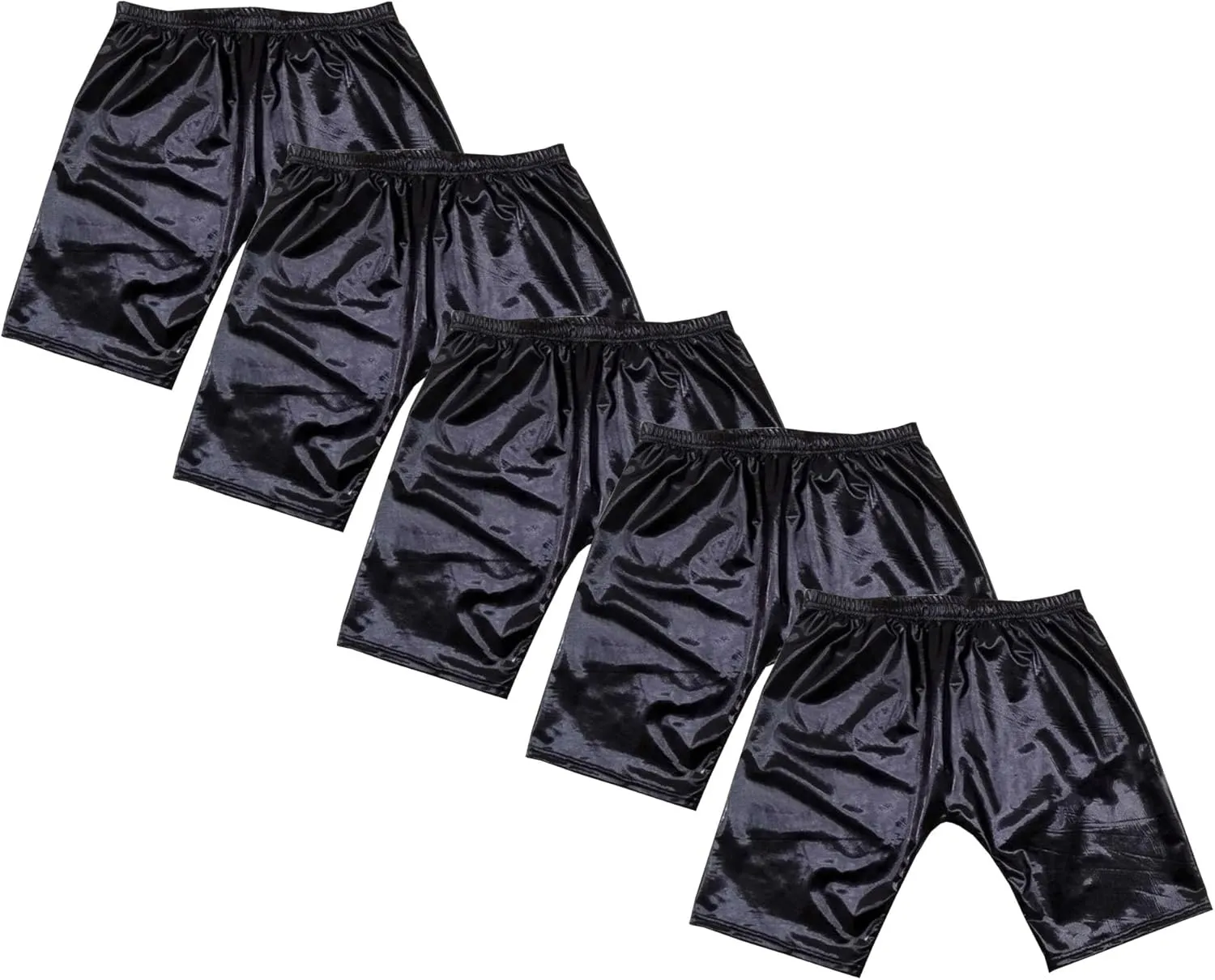 JEsilunmaMY Men's PU Leather Skinny Shorts Elastic Waist Sexy Lingerie Underwear Stretch Fit Hot Short Pants Clubwear