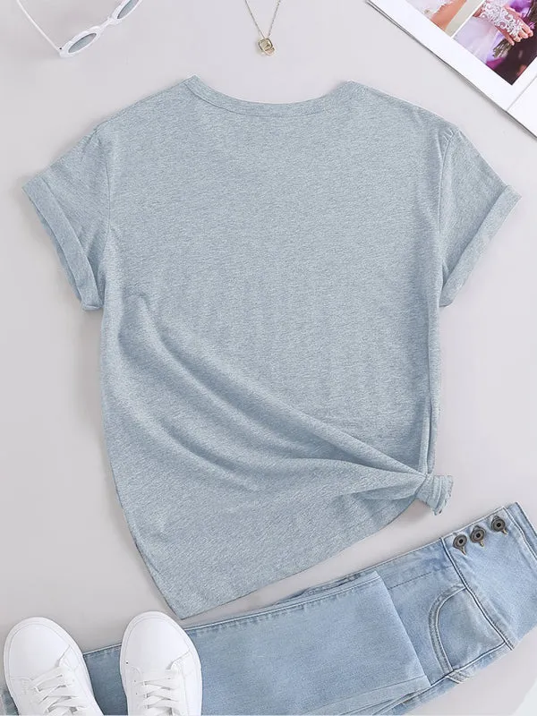 Jezebel Women Graphic Coffee Print Casual Tee