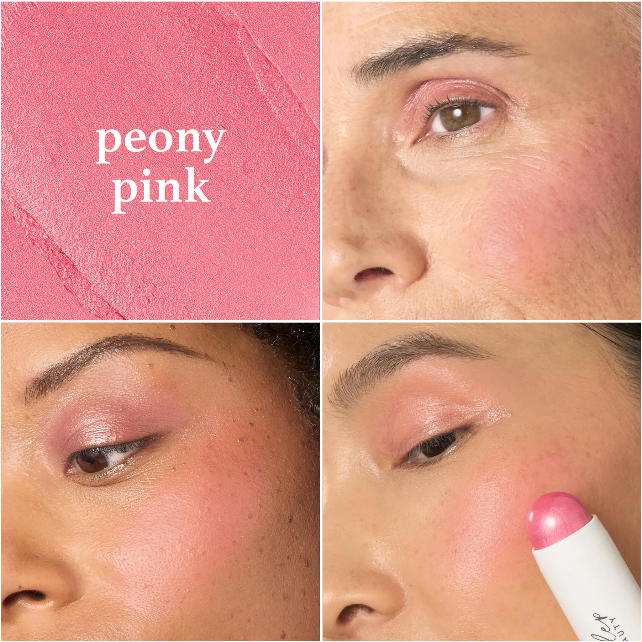 Julep - Skip the Brush 2 in 1 Color Stick for Cheeks & Lips - Peony Pink