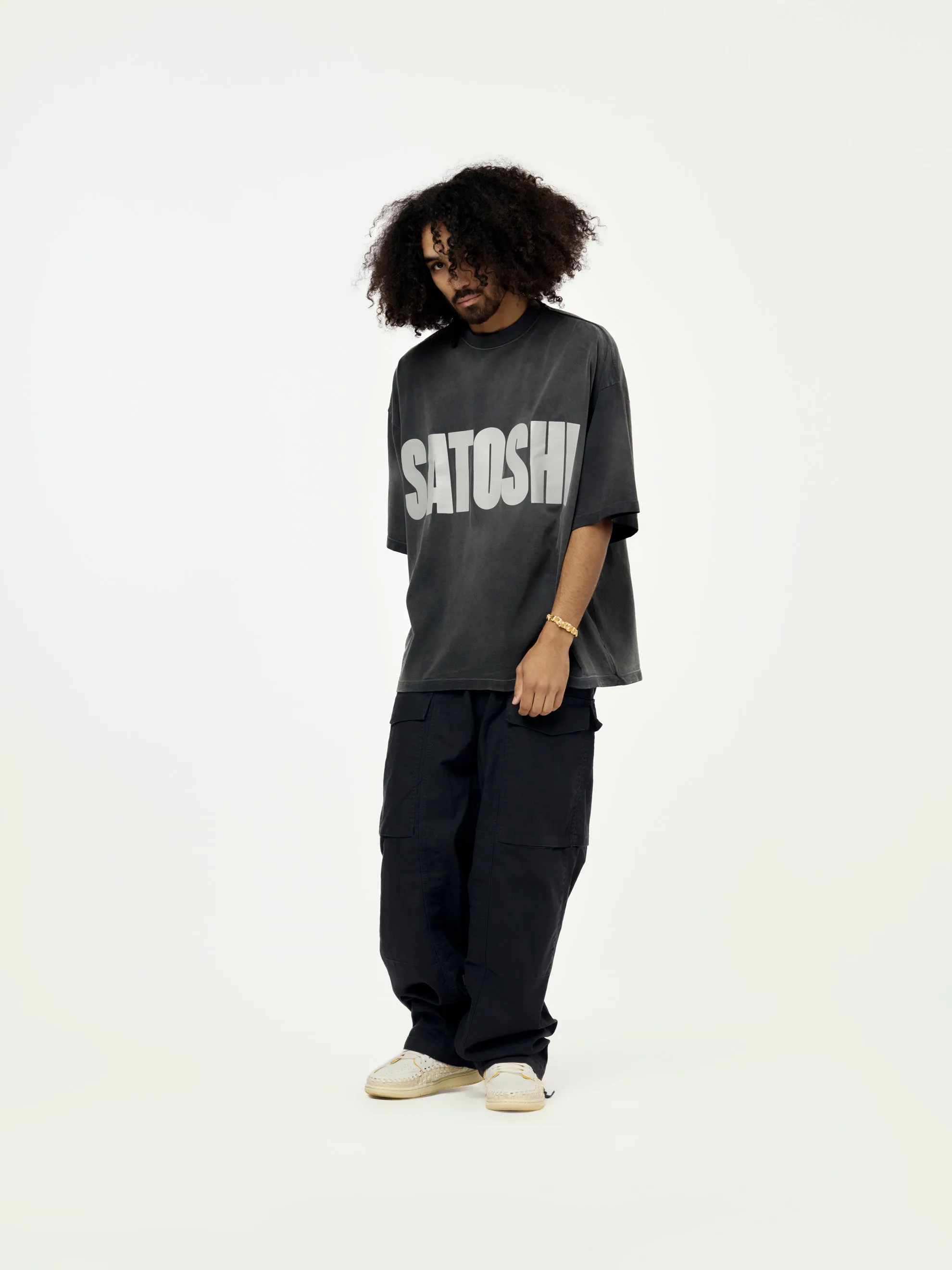 JUMBO FONT OVERSIZED TEE (Vintage Black)