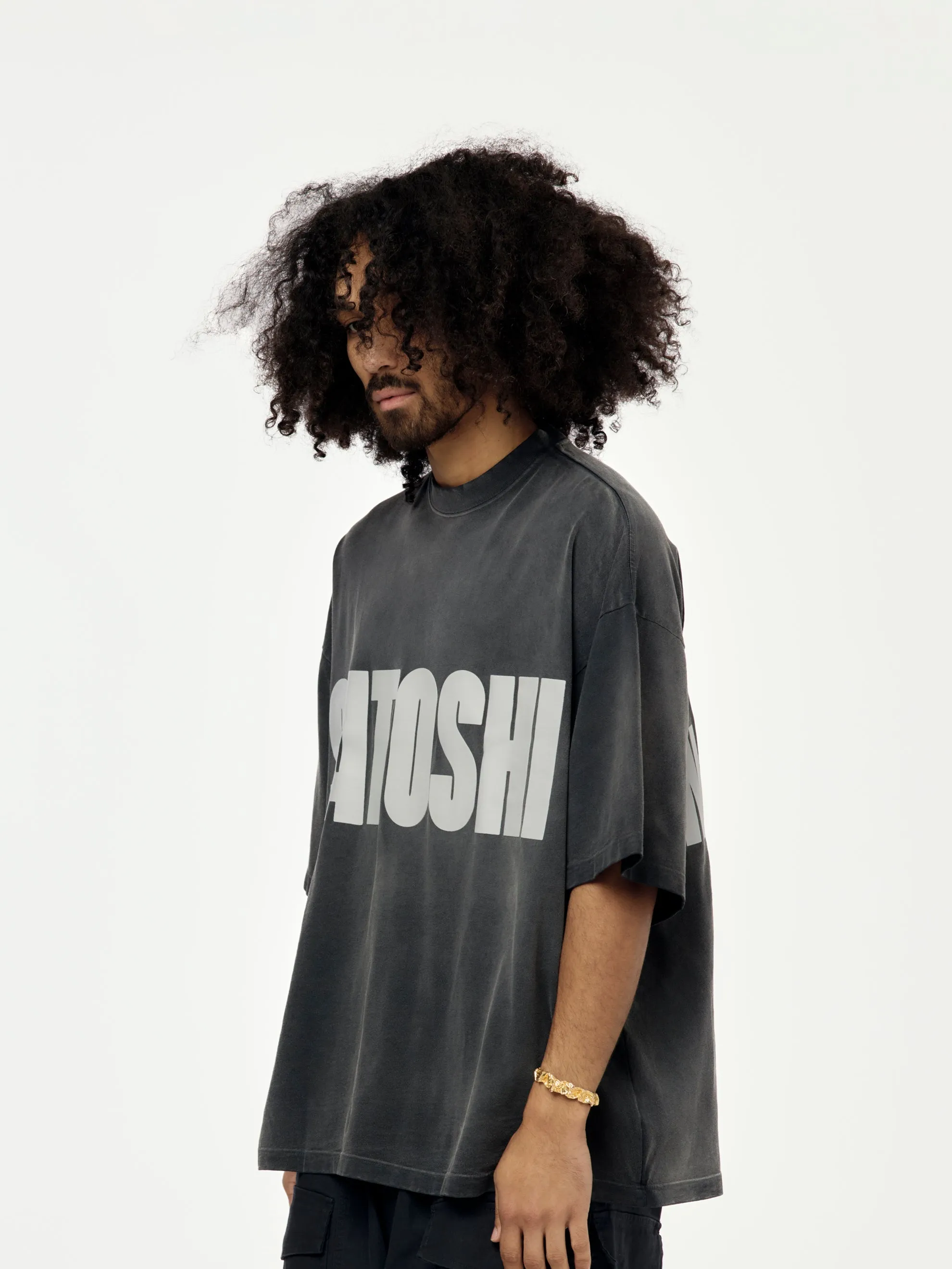 JUMBO FONT OVERSIZED TEE (Vintage Black)