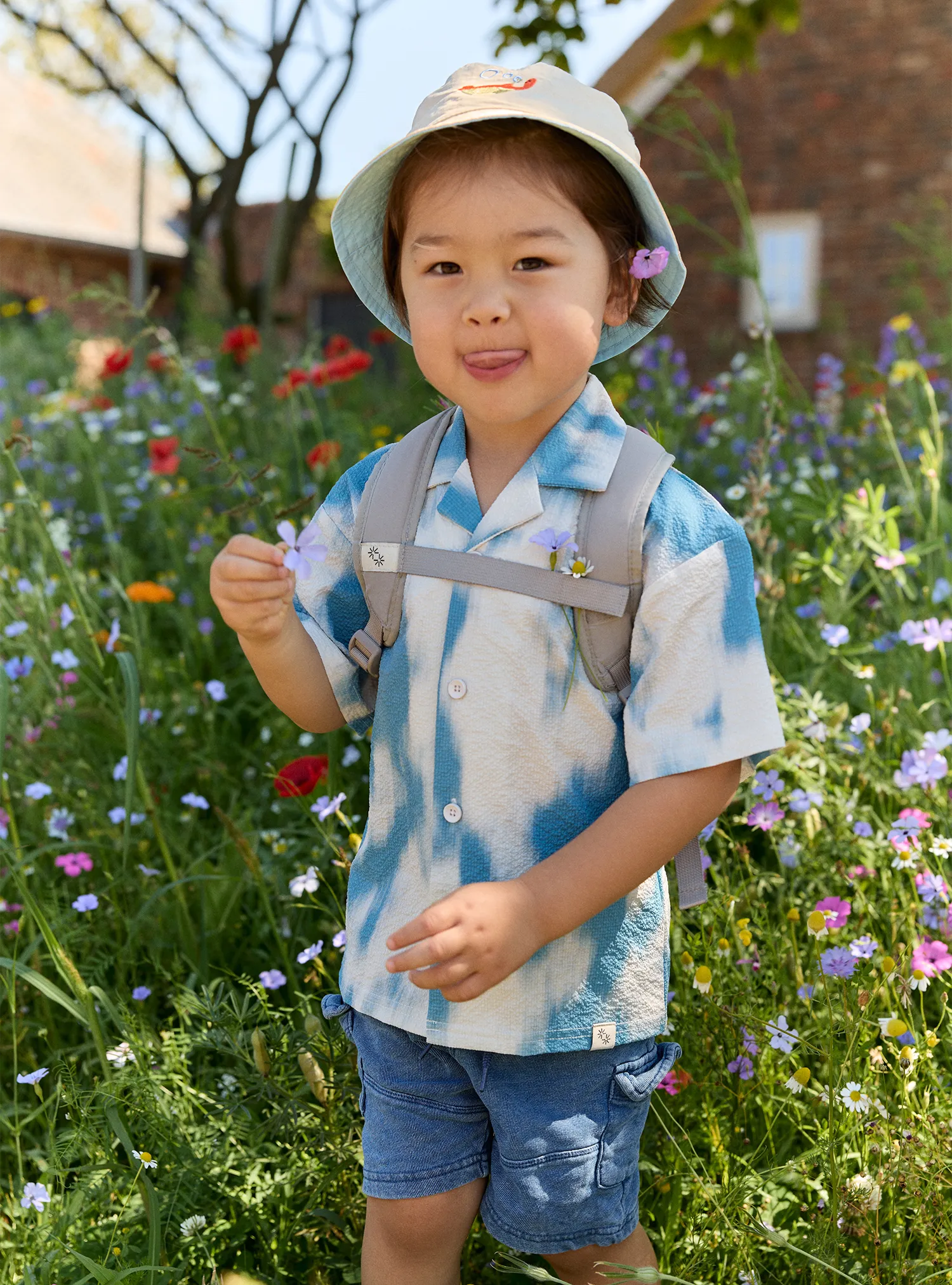 Kids Bucket Hat (Thomas Turtle Tan)