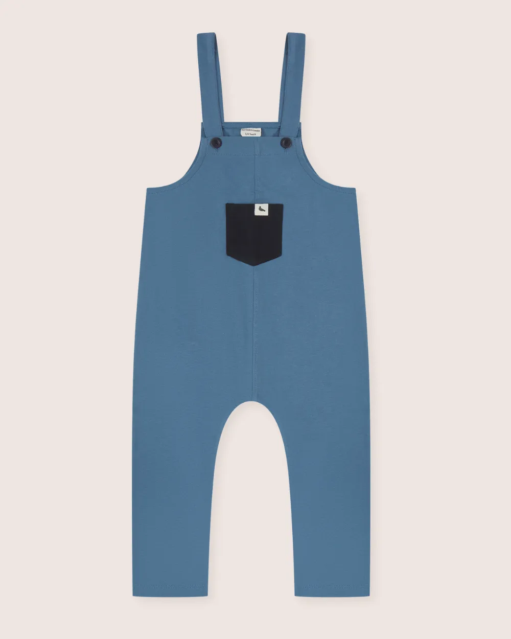 Kids Plain Ocean Dungarees