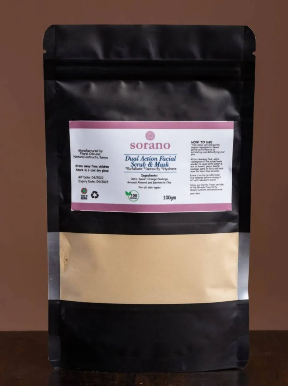 Kipusa Sorano Dual Action Scrub/Mask