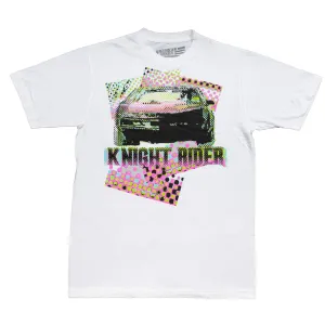 Knight Rider KITT Adult White T-Shirt