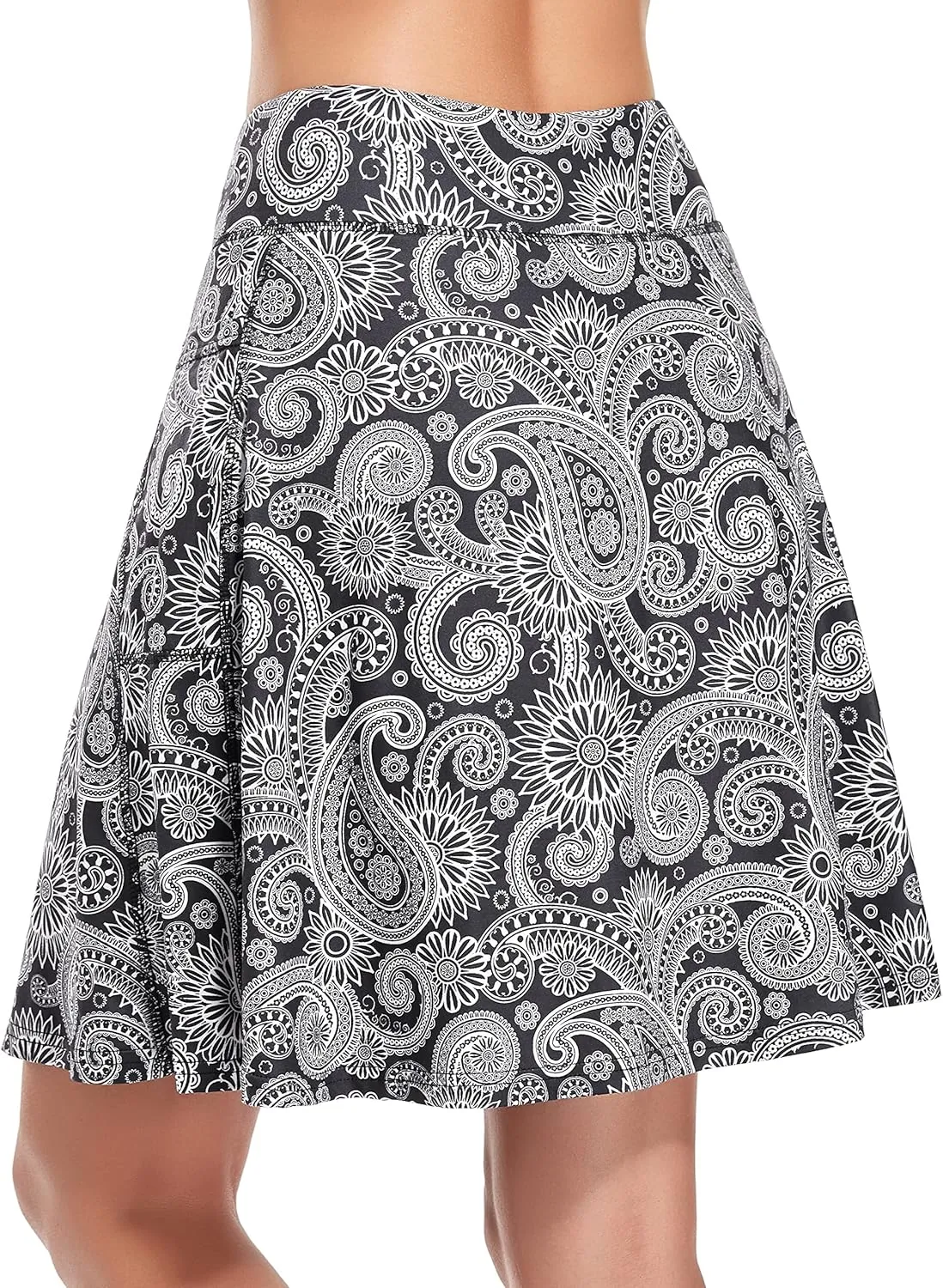 KORALHY Women's 20" Knee Length Skorts Skirts Tennis Athletic Golf Causal Skort with 4 Pockets