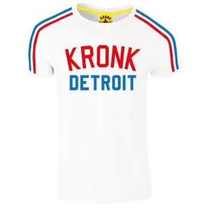 Kronk Iconic Detroit 2 Colour Applique Slim Fit T-Shirt