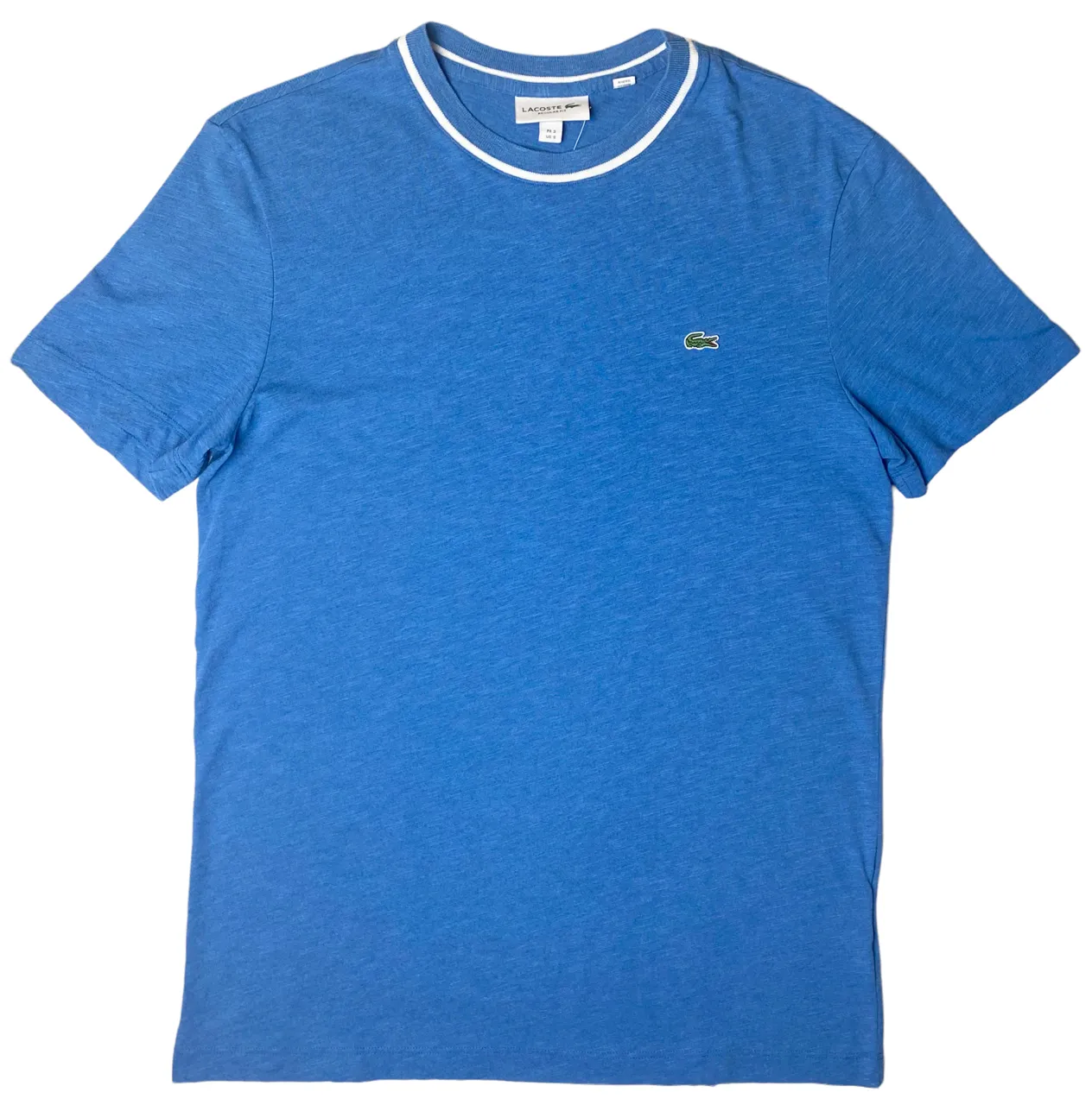 Lacoste Mens Textured Slub Regular Fit T-Shirt - [TH3212-51-TUC]