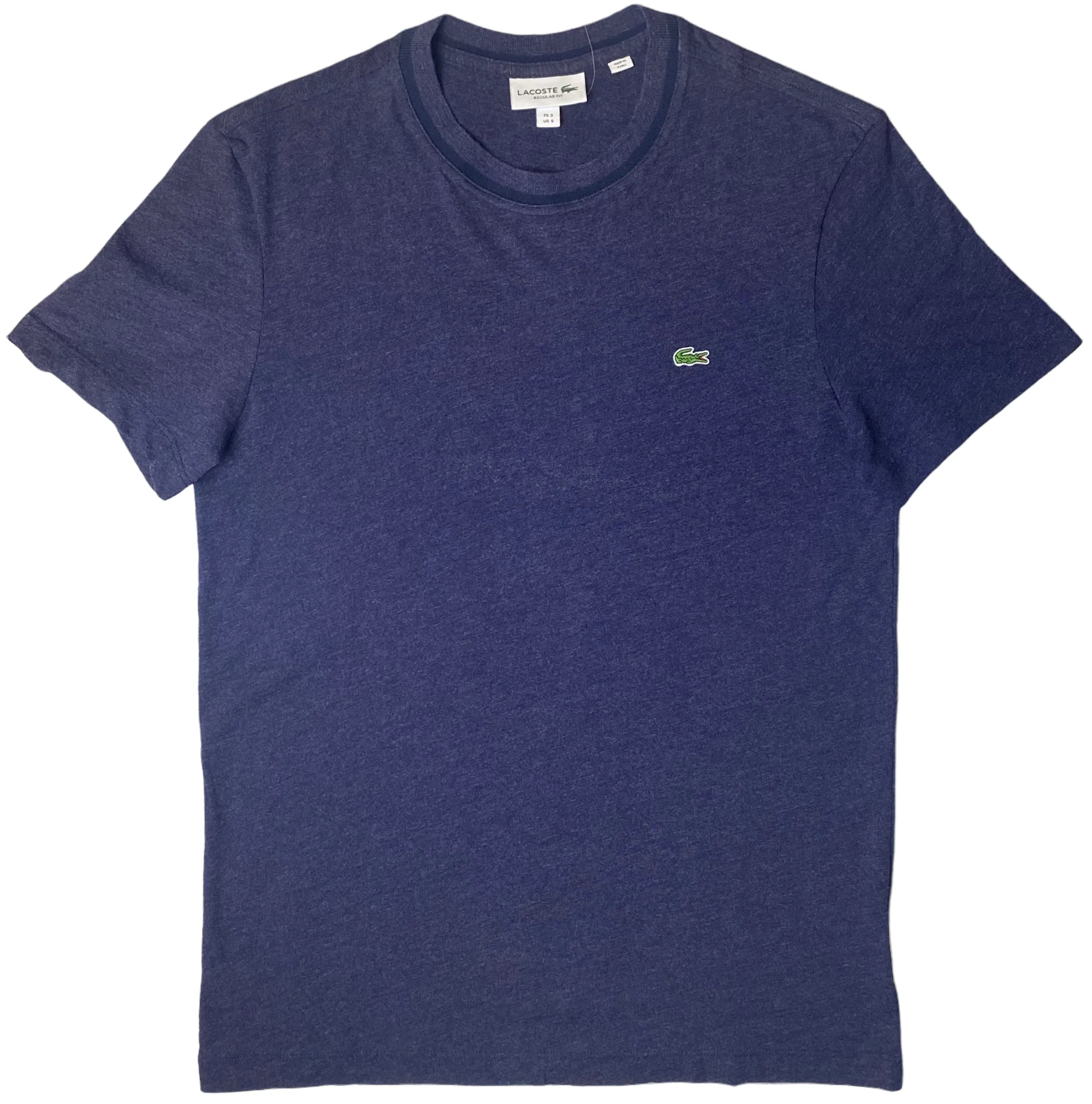 Lacoste Mens Textured Slub Regular Fit T-Shirt - [TH3212-51-TUC]