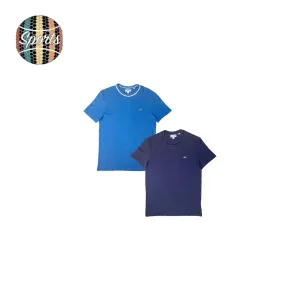 Lacoste Mens Textured Slub Regular Fit T-Shirt - [TH3212-51-TUC]