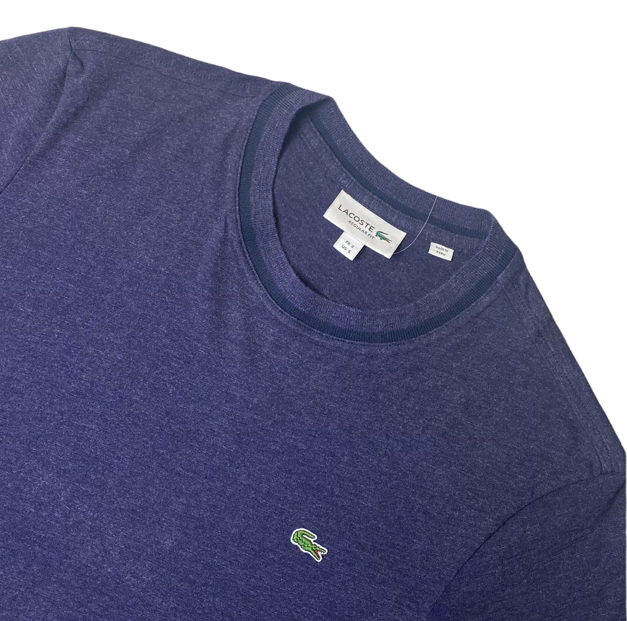 Lacoste Mens Textured Slub Regular Fit T-Shirt - [TH3212-51-TUC]
