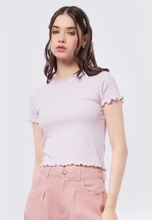 Lettuce Hem Rib Top