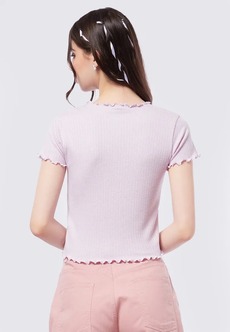 Lettuce Hem Rib Top