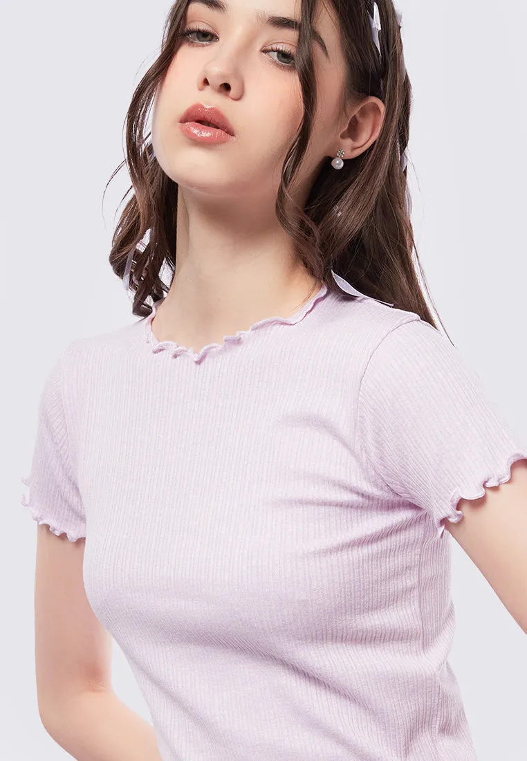 Lettuce Hem Rib Top