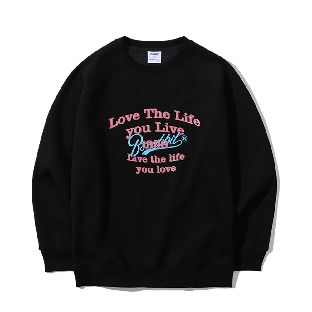 LOVE 90's CREWNECK BLACK