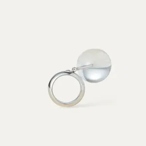 Lyra Ring (Rhodium   Clear)
