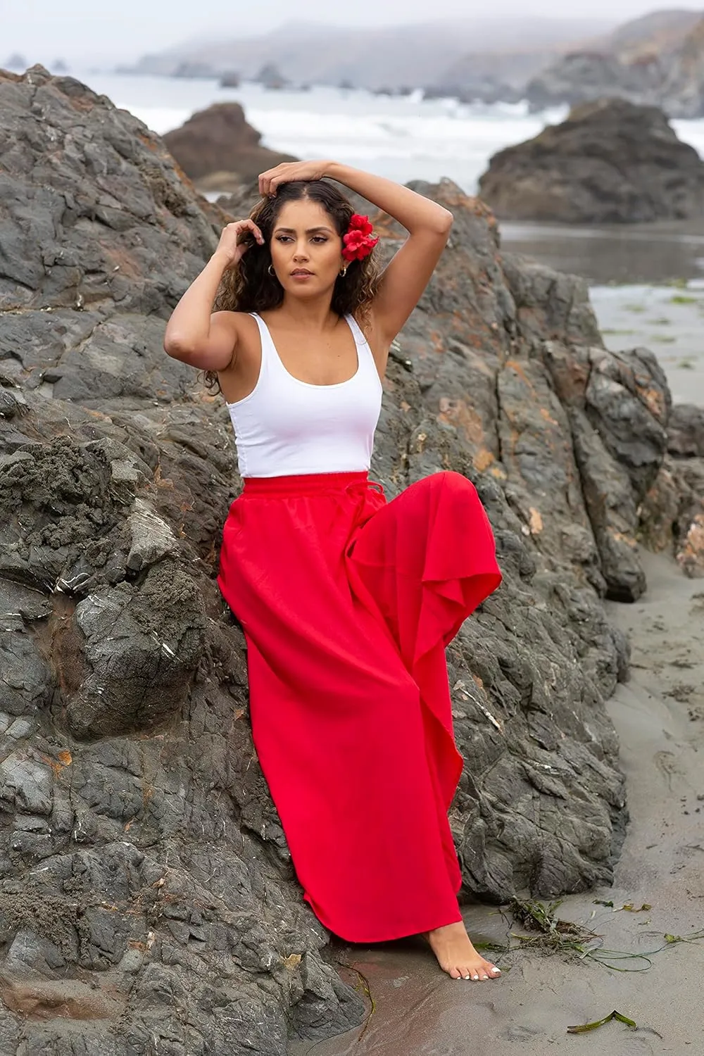 Maxi Skirts for Women Reg & Plus Size Women's Long Skirts, Flowy Summer Skirt Aline Elastic High Waisted Trendy 2023