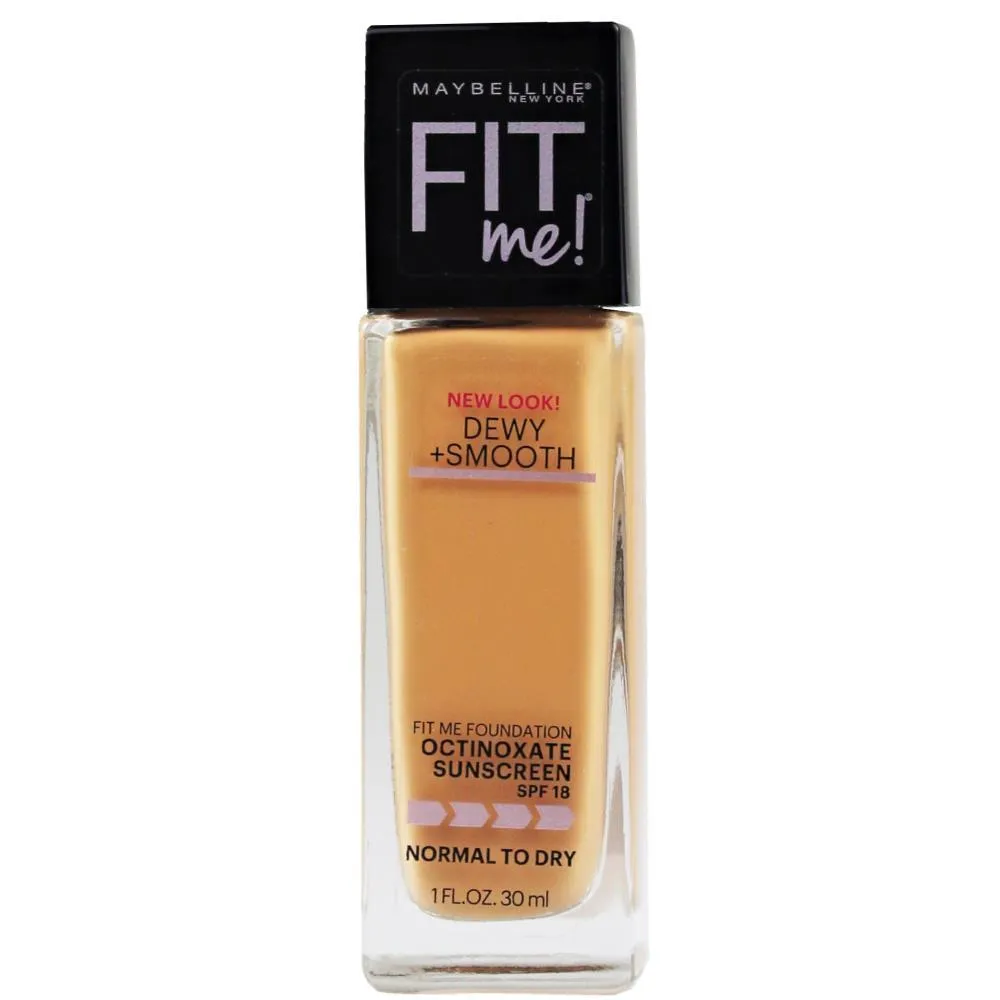 Maybelline Fit Me Dewy Smooth Foundation 315 Soft Honey 1 FL Oz (30 Ml)